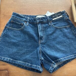 Abercrombie & Fitch Dark Blue Jean Shorts